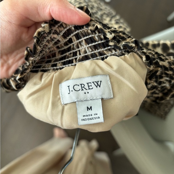 J. Crew Leopard Blouse, Flowing, Fits Large - EUC! - Picture 3 of 3